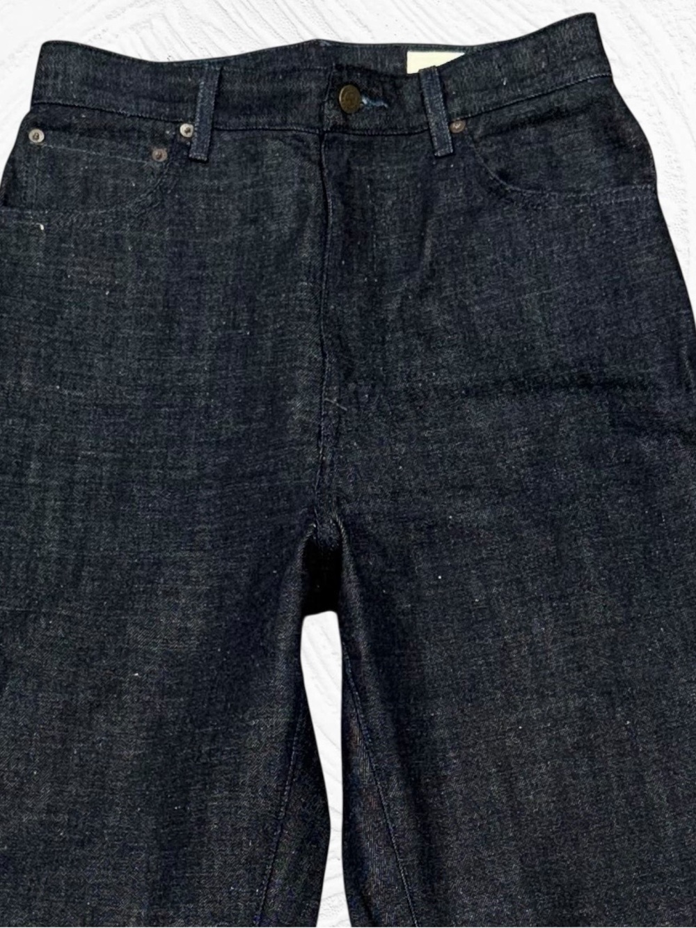 Imogene + Willie Catherine Jeans Indigo Wash Selvedge Rigid NEP 29X35 Cotton - Picture 3 of 12
